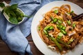 Thai beef noodles Royalty Free Stock Photo