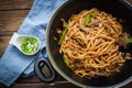 Thai beef noodles Royalty Free Stock Photo