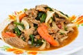 Thai beef salad. Royalty Free Stock Photo