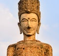 Thai Big Old Buddha Statue Royalty Free Stock Photo