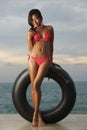 Thai Bikini Model With Tube