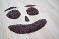 Thai black jasmine rice & x28;Rice berry& x29; smile shape