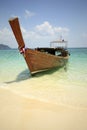 Thai boat in bay