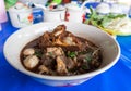 THAI BOAT NOODLE SOUP or KUAYTIAW REUA This delicious Thai noodle soup Local food in Thailand