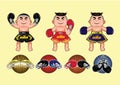 Thai Boxing design,vector illustration