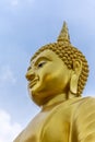 Thai buddha statue in buddhism religion