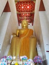 Thai Buddha statue A huge seated Buddha image named & x22;Luang Pho To& x22; Royalty Free Stock Photo