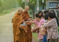 Thai Buddhist Monks smile