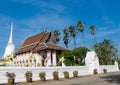 Thai buddhist temple beautiful pagoda Royalty Free Stock Photo