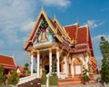 Thai buddhist temple beautiful pagoda wat Royalty Free Stock Photo