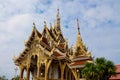 Thai buddhist temple beautiful pagoda wat Royalty Free Stock Photo