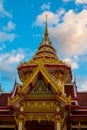 Thai buddhist temple beautiful pagoda wat Royalty Free Stock Photo