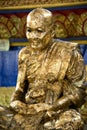 Thai Buddhist Temple Golden Statue Royalty Free Stock Photo