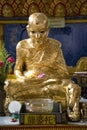 Thai Buddhist Temple Golden Statue Royalty Free Stock Photo
