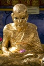 Thai Buddhist Temple Golden Statue Royalty Free Stock Photo
