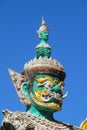 Thai Buddhist Temple Guard Royalty Free Stock Photo