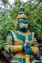 Thai Buddhist Temple Guard Royalty Free Stock Photo