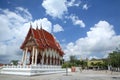 Thai buddhist temple Wat Khao Lan Thom Royalty Free Stock Photo