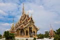 Thai buddhist temple beautiful pagoda wat Royalty Free Stock Photo