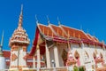 Thai buddhist temple wat in Thailand Royalty Free Stock Photo