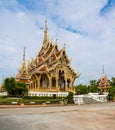 Thai buddhist temple wat in Thailand, Wat Pa Saeng Arun in Khon Kaen Royalty Free Stock Photo