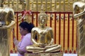 Chiang Mai, Thailand, Thai Buddhist woman at Doi Suthep Temple