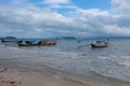 Thai or Burmese fishing boat Royalty Free Stock Photo