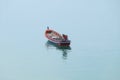 Thai or Burmese fishing boat Royalty Free Stock Photo