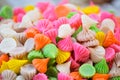 Thai candy dessert traditional vintage sweet colorful