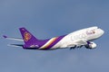 Thai Cargo Airways International Boeing 747 cargo aircraft departing Sydney Airport