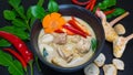 Thai Chicken Coconut Soup - Tom Kha Gai