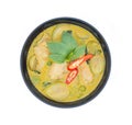 Thai chicken green curry, Thai food