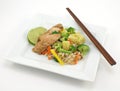 Thai chicken with rice Royalty Free Stock Photo