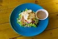 Thai chicken salad with vegetables Royalty Free Stock Photo