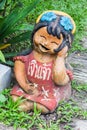 Thai children figure, Clay Thai Art