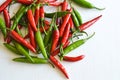 Thai chillies Royalty Free Stock Photo