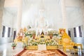 Thai-Chinese temple -Interior of wat hyua pla kang - Chiang Rai Province Northern Thailand