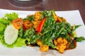 Thai Crispy Chicken with Basil Leaves