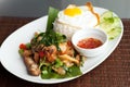 Thai Crispy Pork with Fried Egg