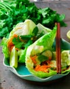 Thai cucumber and carrot salad.