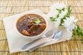 Thai cuisine the Chamuang pork Curry Royalty Free Stock Photo