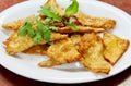 Goong Gra Buang or Crispy Shrimp Pancakes