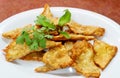 Goong Gra Buang or Crispy Shrimp Pancakes