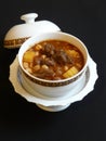 Thai cuisine, masaman curry Royalty Free Stock Photo