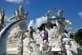 Thai cultural arts in contemporary style At Wat Rong Khun