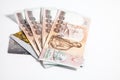 Thai currency,Cash Card Royalty Free Stock Photo