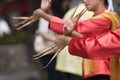 Thai dance performance Royalty Free Stock Photo