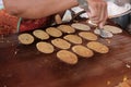 Thai deseert,pan cake Royalty Free Stock Photo