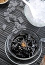 Thai dessert grass jelly