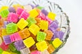 Thai dessert jelly candy Royalty Free Stock Photo